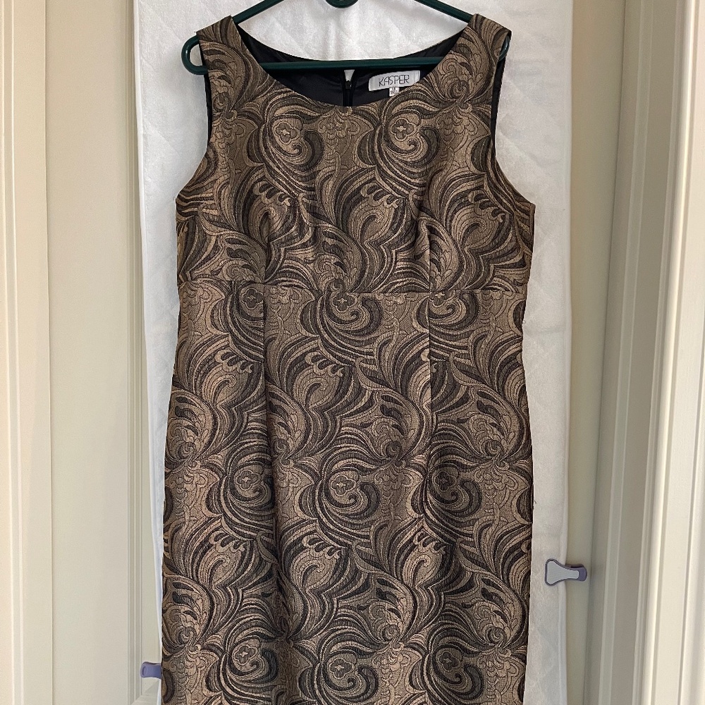 Gold and black Cocktail dress